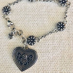 Brighton heart charm bracelet